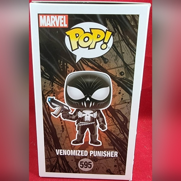 Venomized punisher funko # 595 (nib) With pop protector - Picture 6 of 7